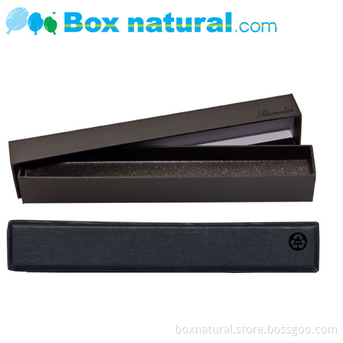 Black Pen Packaging Box/ Pen Box with Bottom and Cover/ Black Gift Box for Pen